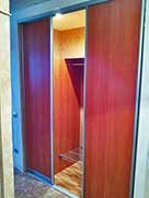 гардеробная из кладовки в хрущевке