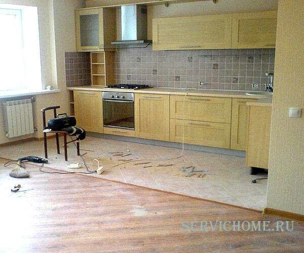 видами косметической отделки кухни.