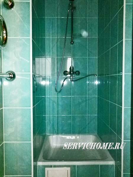 Как в комнате сделать душ